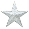 thumbnail image 3 of VHC Brands Patriotic Faceted Metal Star Galvanized Wall Hanging w/Pocket 12x12, Independence Day Decor, American Star with display pocket, Distressed Appearance Wall Hanging, Star Shape, Grey, 3 of 6