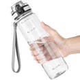 thumbnail image 1 of Botella de agua OLDLEY Motivational de 950 ml con marcador de tiempo Tritan, 1 of 7