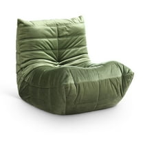 Meridian Furniture Relax Green Velvet Upholstered Chair