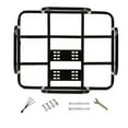 thumbnail image 3 of Bike Rear Rack Delivery Box Rack Detachable Waterproof Luggage Package Rack with 50 x 40cm Border, 3 of 7