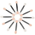thumbnail image 4 of 100PCS Disposable Dual Sides Eye Shadow Sponge Applicator Eyeshadow Brushes Makeup Brush (Black), 4 of 7