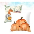thumbnail image 4 of Halloween Pumpkin Short Plush Pillowcase Home Decor 2 Pieces, 4 of 5