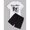 thumbnail image 3 of Conjunto De Playera Y Pantalón Corto Para Hombre Estampado, 3 of 8