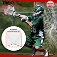 Velocity Heavy Duty Black & White Lacrosse Net Fits 6’x6’x7’ Goals