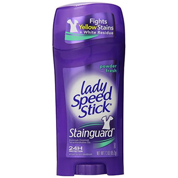 3 Pack Lady Speed Stick StainGuard Deodorant Powder Fresh 2.3 Oz Each