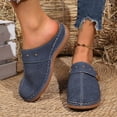 thumbnail image 7 of Bkhluea Women Floral Cutout Metal Accent Mules Slip On Comfortable Footwear For Office Work Daily Casual Outdoor Activities, 7 of 7