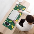 thumbnail image 3 of Long Mouse Pads for Desk,Green Cartoon Dinosaurs Eggs Pattern Desk Mats on Top Of Desks, Desk Mouse Pad Extra Large with 3mm Non-Slip Base and Stitched Edge for Gaming,Office,Work,Home 31.5"x11.8", 3 of 6