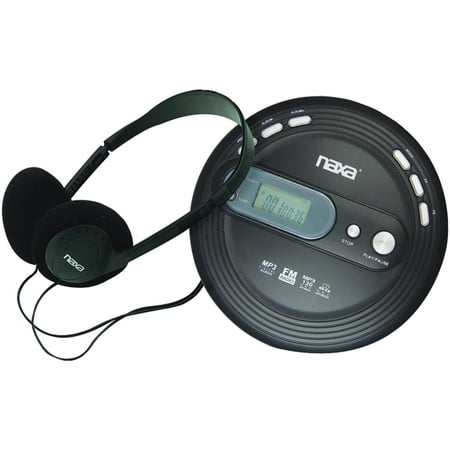 Naxa NPC330 Slim Personal CD/MP3 Player with FM