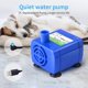 thumbnail image 4 of Fuente de agua para gatos, fuente para beber para perros de 2,4l con ventana Led, suministros para mascotas, 4 of 4