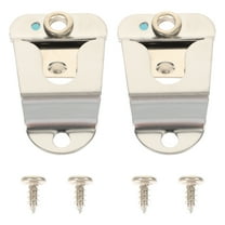 HERFIER 2 Sets Metal CB Mic Holders Hand Microphone Hanging Up Clips CB Radio Accessories 1.97x1.18x0.39in