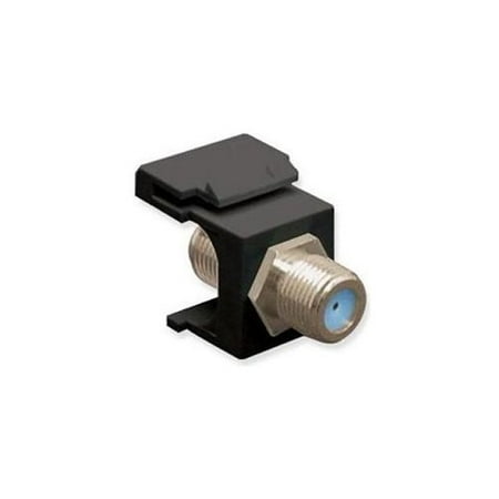 Plated Pc - Icc 3 Ghz Nickel Plated F-type Module. 1 Pc - 1 Pack - 1 X F Connector Female Antenna - 1 X F Connector Female Antenna - Nickel Plated - Black (ic107b9fbk)