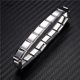 thumbnail image 4 of EXCXY New Women's Jewelry 9mm Width Itanlian Elastic Charm Bracelet Fashion Stainless Steel Bangle, 4 of 5