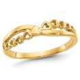 thumbnail image 1 of Ladies 14K Yellow Gold Heart Promise Ring, 1 of 5