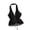 Z-Black184, variant on Tween Girls Denim Tops Summer Lace Up Backless Versatile Solid Color Vest Halter Neck Sleeveless Cropped Fashion Youth Tank Top