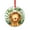 Pattern-2, variant on Crystal Glass Ornament Chimpanzee in Bathtub Christmas Decorative Hanging Ornaments Funny Chimpanzee Monkey Appreciation Gifts Ornaments for Xmas Tree
