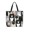 thumbnail image 1 of Easygdp Colors Cats Bolsa Tote para Mujer, Bolso de Hombro para Trabajo, Playa, Viajes, Compras y Supermercado, 1 of 7