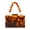 Brown, variant on Women Acrylic Clutch Purse Formal Wedding Evening Handbag Marble Party Shoulder Crossbody Bag with Bead Chain