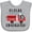 AC-Heather Grey, variant on Inktastic Future Firefighter Red Fire Truck Engine Boys or Girls Baby Bib