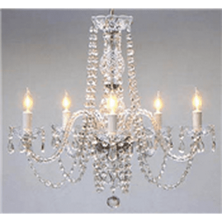 Crystal Chandelier Lighting H25 W24 Swag Plug In - Swag Crystal Chandelier Lighting Crystal Chandelier Lighting H25 W24 Swag Plug In - Swag Crystal Chandelier Lighting