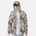 thumbnail image 3 of Haiem Palm Trees and Tropical UPF 50+ Fishing Shirts for Men Long Sleeve UV Sun Protection Hoodie Non-Mask Outdoor Hiking Shirts, 3 of 8