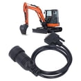 thumbnail image 4 of Cable de adaptador de diagnóstico, Rendimiento ESTABLE DE ABS ET3 CABLE DE DIAGNÓSTICO 14 PIN ALTA SENBILIDAD 457-6114 PARA CAT 317-7485, 4 of 7