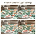 thumbnail image 7 of ODIKA 4'x6' Green Coral Vibrant Leaf Pattern Washable Area Rug Tropical Foliage Design with Playful Shapes for Dorm Room, Small Living Stain Resistant Low Profile, Easy Care, 7 of 7
