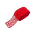 thumbnail image 1 of Bewildely Cinta de encaje de ganchillo blanco elegante de poliéster - Varios patrones de ropa multifuncional y ampliamente Artesanía rojo, 1 of 6