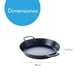 thumbnail image 5 of Paellera de Acero al Carbono Antiadherente 38cm BK Black Steel, 5 of 5