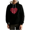 thumbnail image 2 of Ceisia Men Fashion Pockets Long Sleeve Christmas Printing Gift Hooded Pullover Sweatshirts, 2 of 5