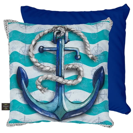 Welcome Anchor Everyday Pillow 17" x 17" Briarwood Lane