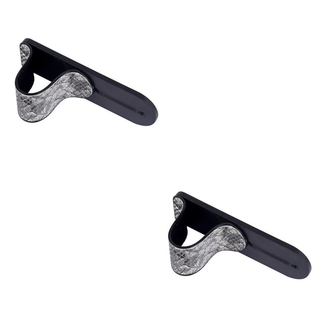 Sidaley con correa para la yema del dedo, soporte para teléfono móvil, anillo elástico para teléfono inteligente, soporte para de gris 2piezas