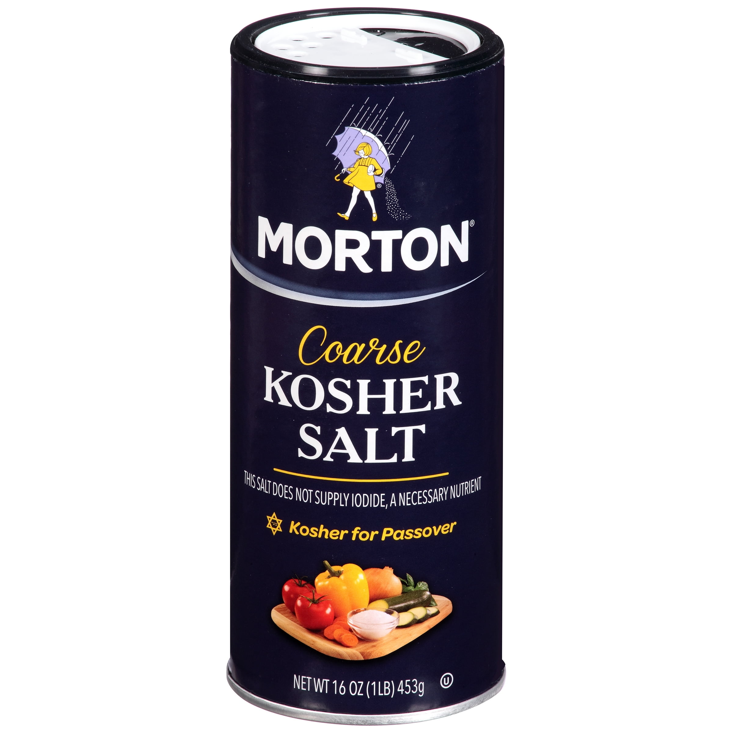 Morton Coarse Kosher Salt, 16 oz by Morton Salt, Inc.