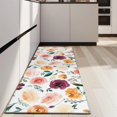 thumbnail image 4 of Pioneer Flower Floral Print Pattern Kitchen Rug Mat,Kitchen Runner Rugs Non Skid Washable,Decorative Kitchen Floor Mats for Kitchen,Sink,Laundry,17"X47", 4 of 5
