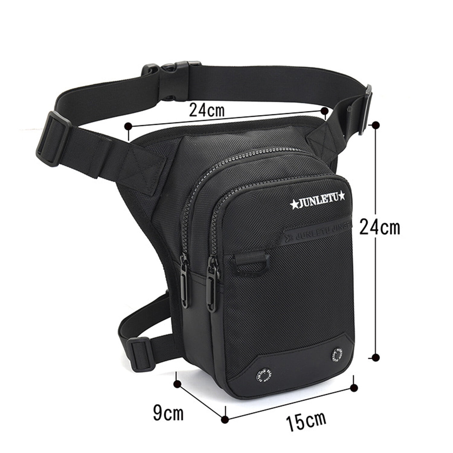KAWELL Mens Waist Bag Fanny Pack Drop Leg Bag Thigh Bag Pouch Tactical Motorcycle Riding Waterproof Outdoor Sport
