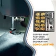 thumbnail image 3 of Shengyu 100 Piece/set Snap Button Fastener Set Buttons Kit Press Stud Clothing, 3 of 6