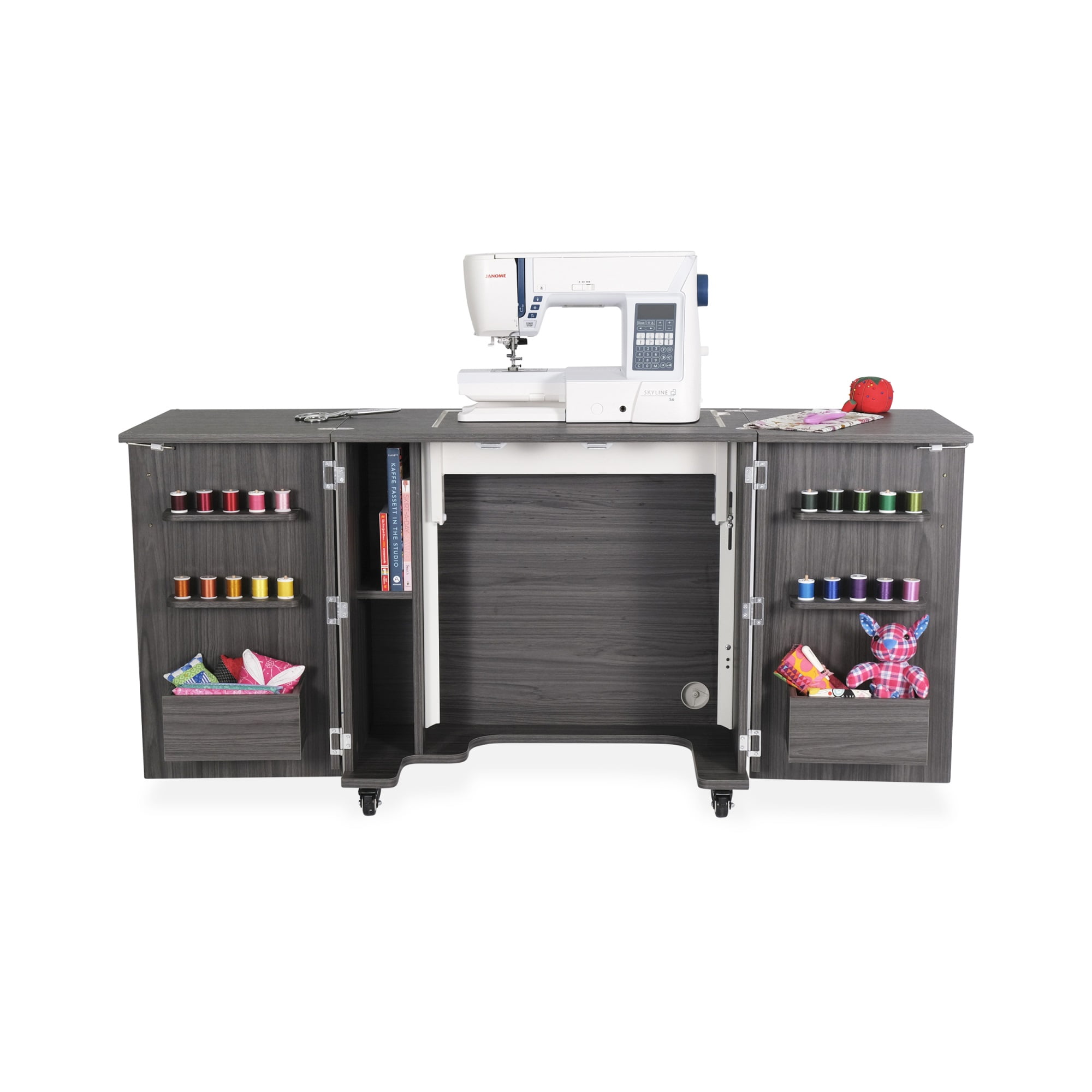 Arrow Companies, LLC Bandicoot Sewing Cabinet- Grey