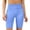 Blue, variant on Women's Seamless High Waisted Yoga Biker Shorts, Butt Lifting Compression Athletic Shorts, Solid Color Workout Shorts for Gym, Running & Casual Wear(Blue,M)