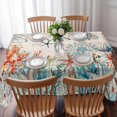 thumbnail image 3 of Vintage Coastal Table Cloth Waterproof Tablecloths, Summer Beach Coral Starfish Nautical Tablecloth Dining Table Cover for Kitchen Party Tabletop Outdoor, Rectangle Tablecloth 60x84 Inch, 3 of 8