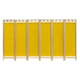 thumbnail image 1 of Biombo Mampara Madera DE Pino Natural 6 Paneles Amarillo MARDAM, 1 of 1