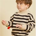 thumbnail image 6 of Huowey Kids Baby Boy'turtleneck Sweater Toddler Crew Neck Knitted Sweatshirt Fall Winter Pullover Tops Relaxed Fit Dailywear, 12-24 Months, 6 of 9