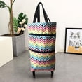 thumbnail image 3 of Shopping Trolley Bag Portable: Collapsible Grocery Cart Shopping Bag with Wheels, 3 of 10