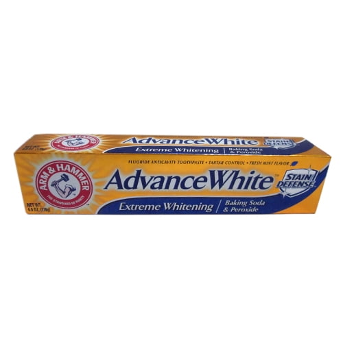 Arm And Hammer Dental Care Advance Extra White Tooth Paste 6 Oz, 3