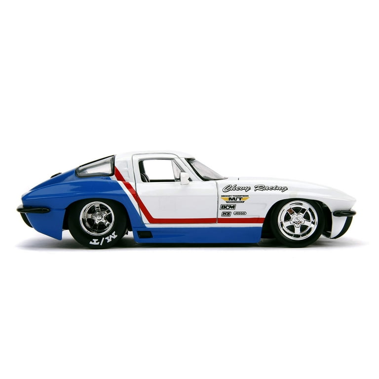 Jada Toys 1963 Chevrolet Corvette Stingray with Red Stripe Chevy Racing Bigtime Muscle 1 24 Diecast Model Car Car Play Vehicles - Walmart.com Jada Toys 1963 Chevrolet Corvette Stingray with Red Stripe Chevy Racing Bigtime Muscle 1 24 Diecast Model Car Car Play Vehicles - Walmart.com