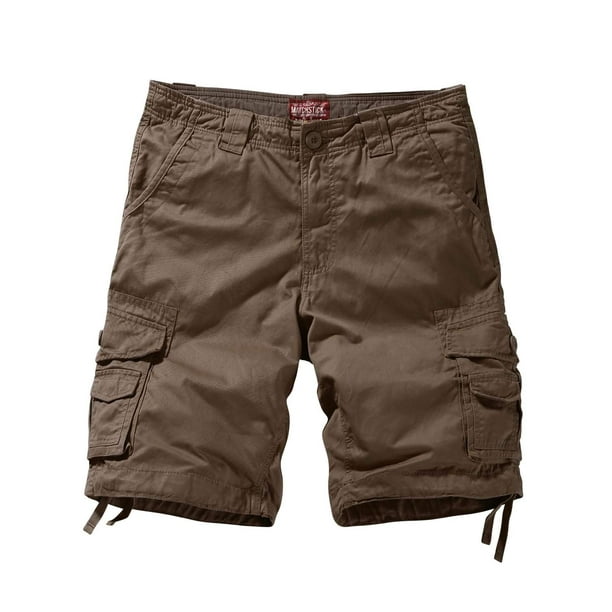 Cargo Short Match Comfort 3056 para hombre, color caqui oscuro, talla 4XL/40