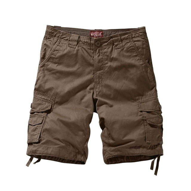 Cargo Short Match Comfort 3056 para hombre, color caqui oscuro, talla 4XL/40