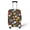 Dark Flower, variant on HELLHERO Reusable Suitcase Guard for Travel Vacation, Polyester Spandex Easy Disassembly Suitcase Cover, Hummingbird Floral