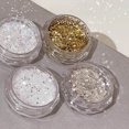 thumbnail image 3 of 1mm Mini Sparkling Star Nail Glitter Sparkling Pentagram Nail Decoration Nail Salon Design Cute Accessories DIY Nail Art Design, 3 of 6