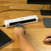 Brother DS-740D Duplex, Compact, Mobile Color Document Scanner, Desk Saving Design