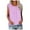 Purple, variant on ibuvkizy Women's Summer Solid Color Casual Tank Tops Loose Fit Pleated Round Neck Sleeveless Tops