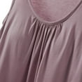 thumbnail image 5 of Jjayotai Women's Loose Camisole Top with Built in Padded Bra, Flowy Pleated Tank Cami Top, Womens Tank Tops with Built in Bra Purple^ XL, 5 of 5